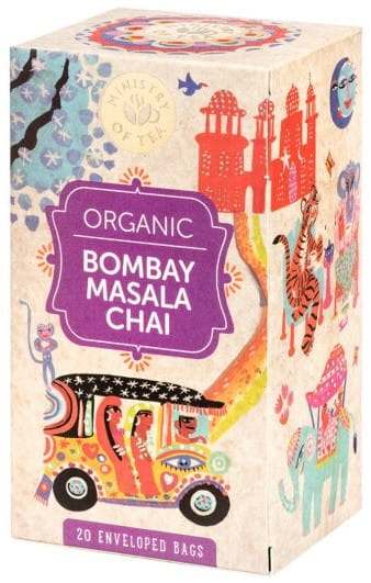 Thé noir chai (bombay masala chai) BIO (20 x 175 g) 35 g - MINISTÈRE DU THÉ