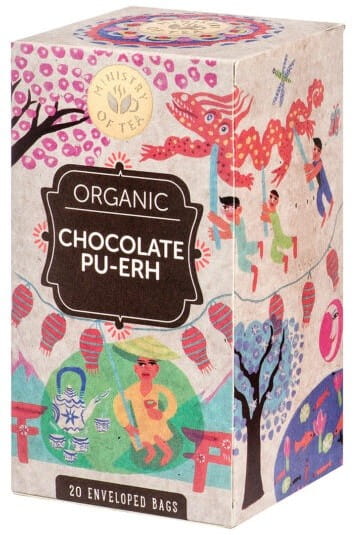 Thé noir pu-erh saveur chocolat BIO (20 x 175 g) 35 g - MINISTÈRE DES THÉS