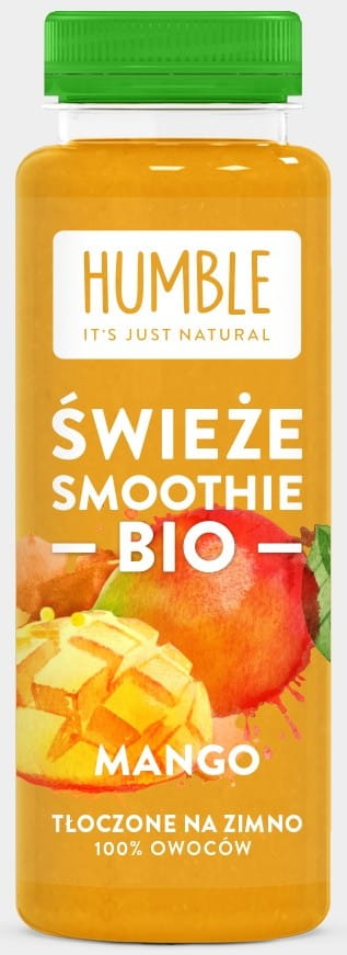 Vente smoothie pomme - mangue - banane - orange BIO 300 ml - HUMBLE