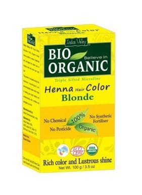 Henné pour cheveux ECO blond 100g VALLEE DE L'INDUS