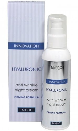 Crème de nuit anti-rides hyaluronique BINGOSPA