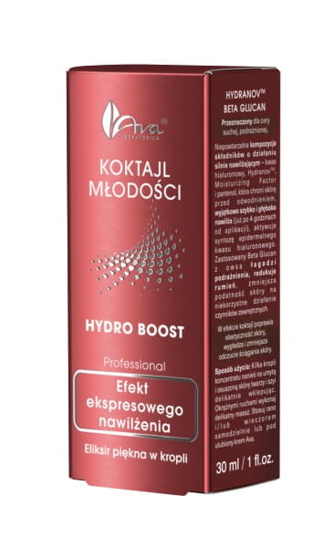 Cocktail de jeunesse effet hydratation hydro boost - AVA