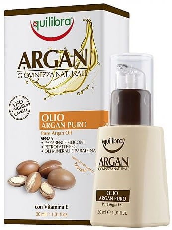 Huile d'argan 100% avec vitamine E 30 ml EQUILIBRA