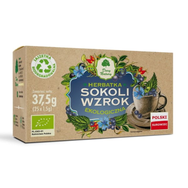 Thé faucon EKO vue 25x2g DONS DE LA NATURE