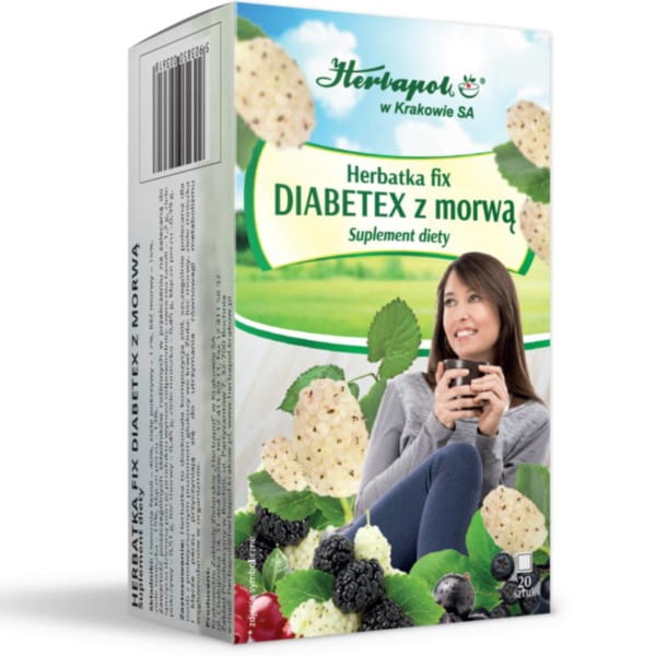 Diabetex au thé de mûrier fix 15gx20 HERBAPOL