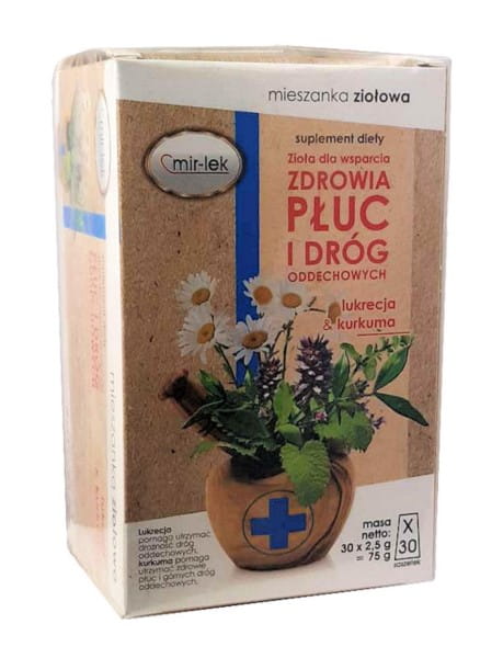 Herbes saines pour les poumons et les voies respiratoires 30x25 MIR - MEDICAMENT
