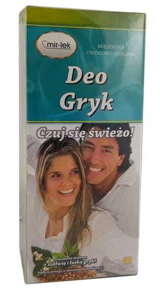 Sarrasin Deo 60 sachets réduit la transpiration MIR - LEK