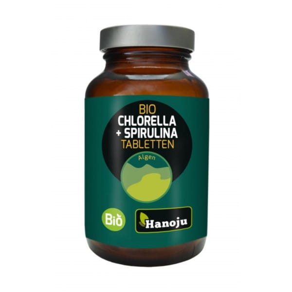 Spiruline BIO chlorella BIO 400 MG 300 t HANOJU
