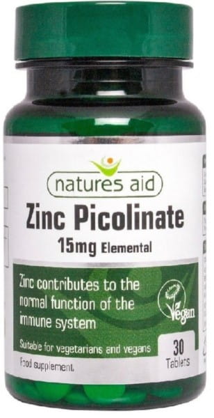 Picolinate de zinc 15 MG 30 comp. AIDE NATURELLE