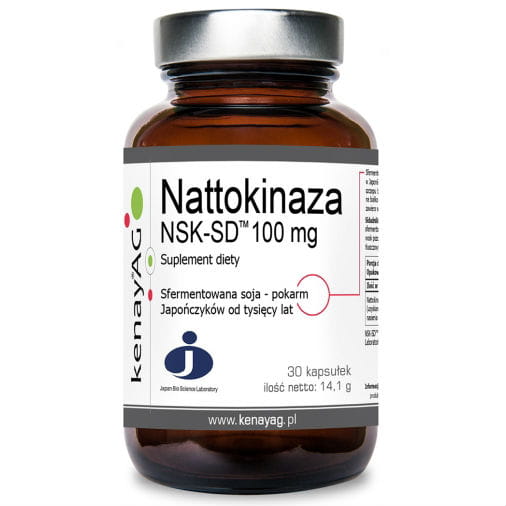 Nattokinase de soja fermenté nsk - sd 100mg 30 gélules KENAY