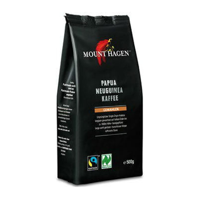 Café Moulu Arabica Torréfié Papouasie Équitable BIO 500 g - MOUNT HAGEN