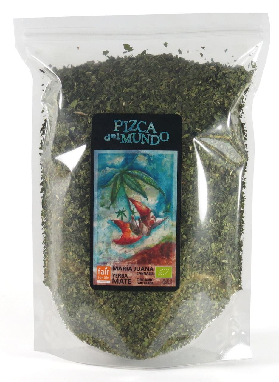 Yerba mate maria juana (au chanvre) BIO 500 g - PIZCA DEL MUNDO