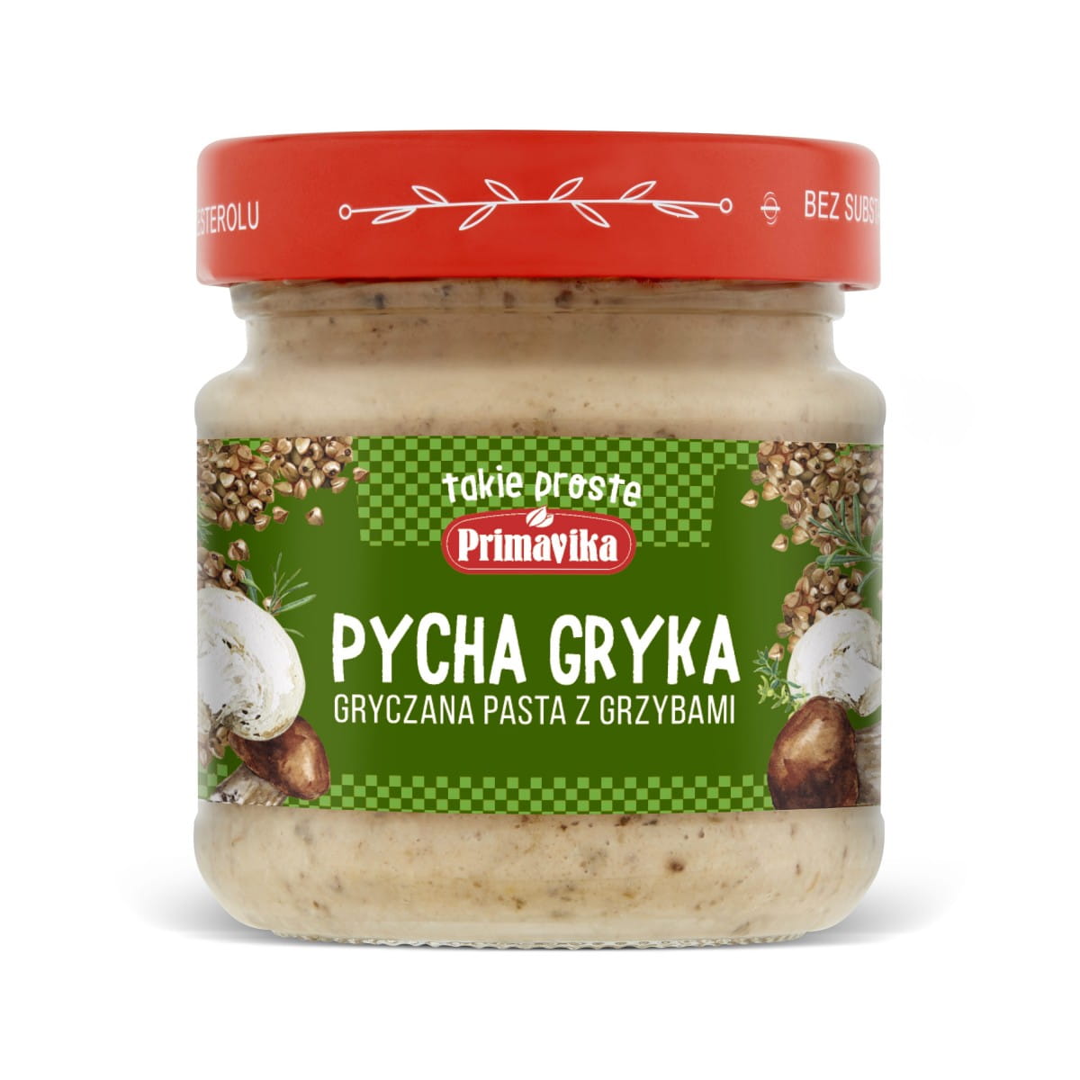Pâte de sarrasin aux champignons sans gluten 160 g - PRIMAVIKA