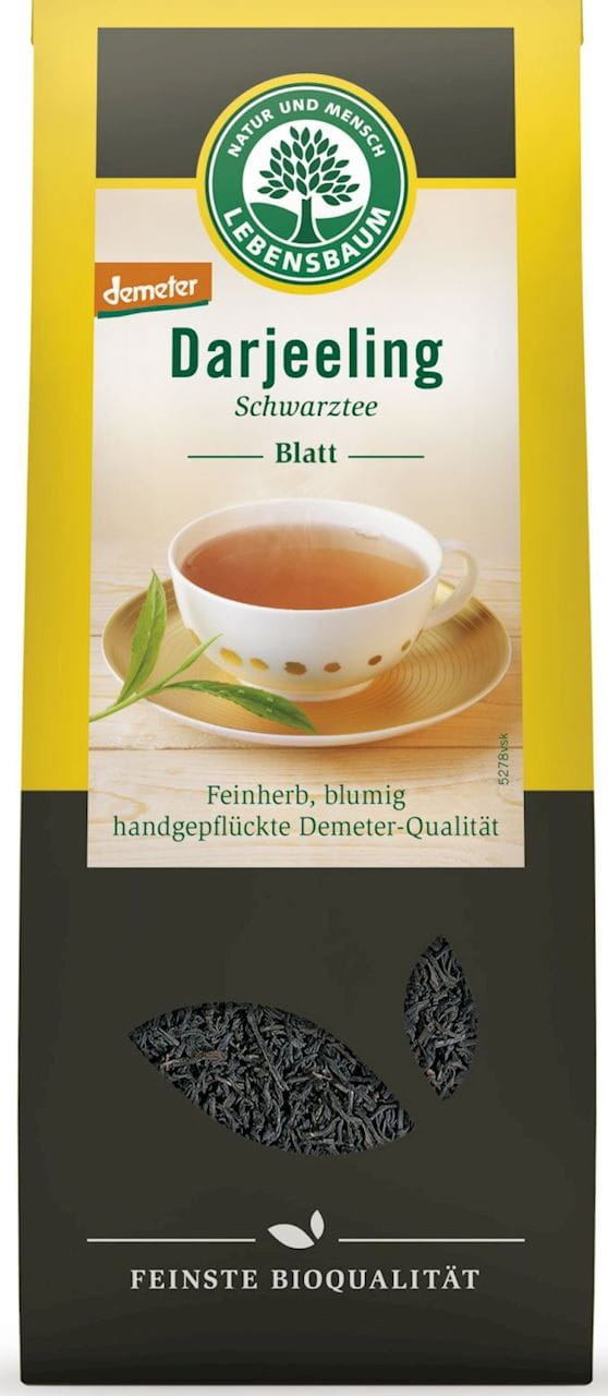 Thé noir Darjeeling en feuilles BIO 100 g - LEBENSBAUM