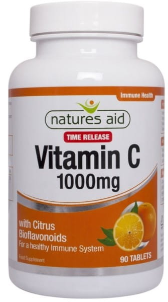 Vitamine C 1000 MG 90 comp. Communiqué de NATURES AID
