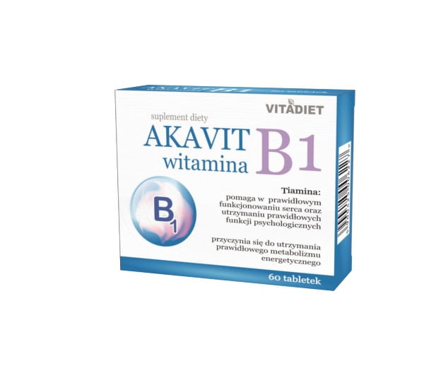 Akavit vitamine B1 60 onglet. Système nerveux VITADIET