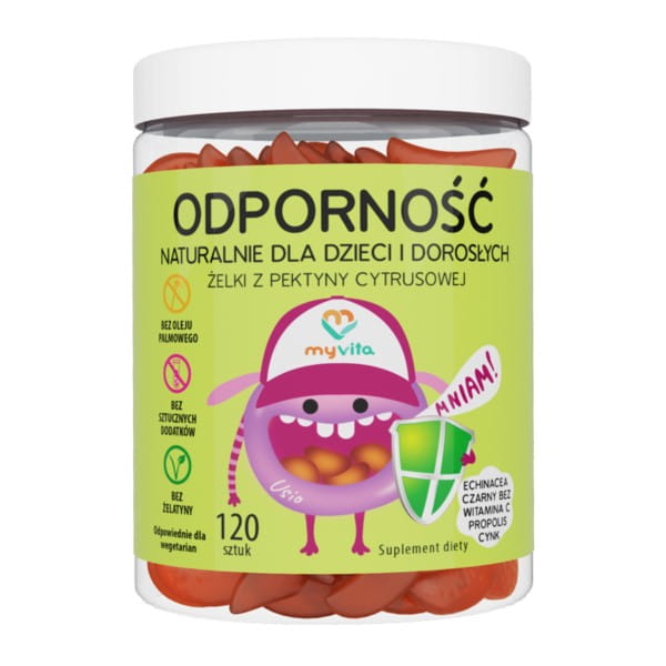 Résistance des gommes naturelles 120 pièces MYVITA