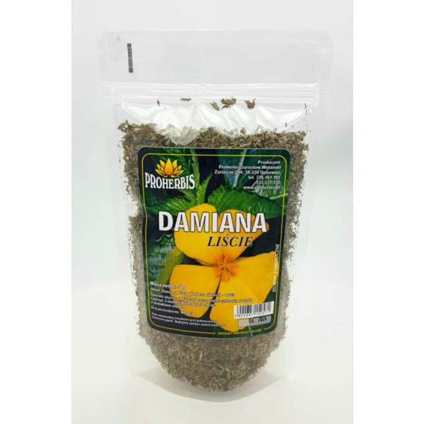 Feuilles de Damiana 50 g pour améliorer la libido PROHERBIS