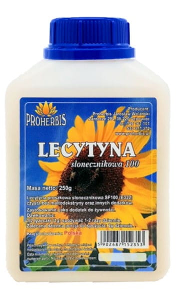 Lécithine de tournesol sf 250 g PROHERBIS