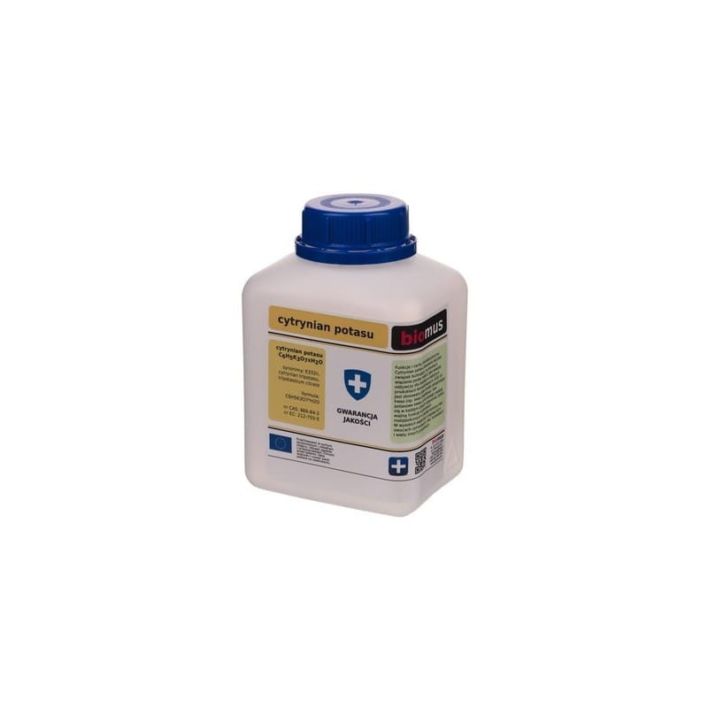 Citrate de potassium citrinate tripotassique 500g BIOMUS