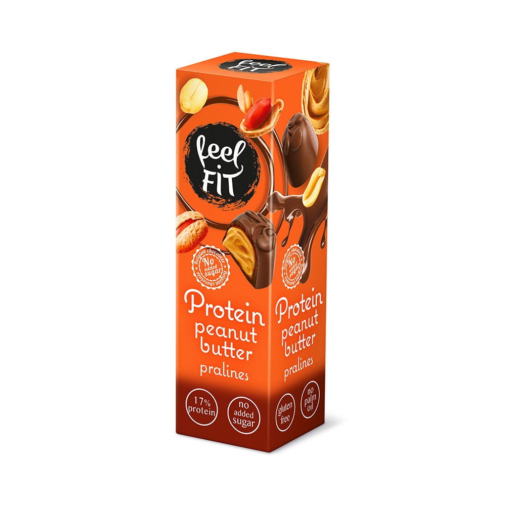 Pralines pralinées au beurre de cacahuète 33 g - FEELFIT