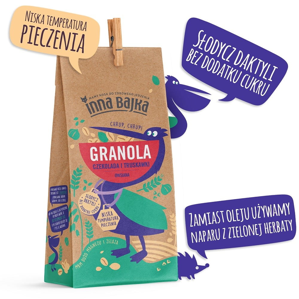 Granola d'avoine au chocolat et fraises 300 g - ANOTHER TALE