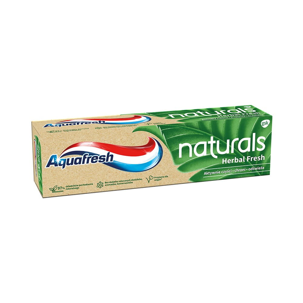 Dentifrice frais aux herbes naturelles 75 ml - AQUAFRESH