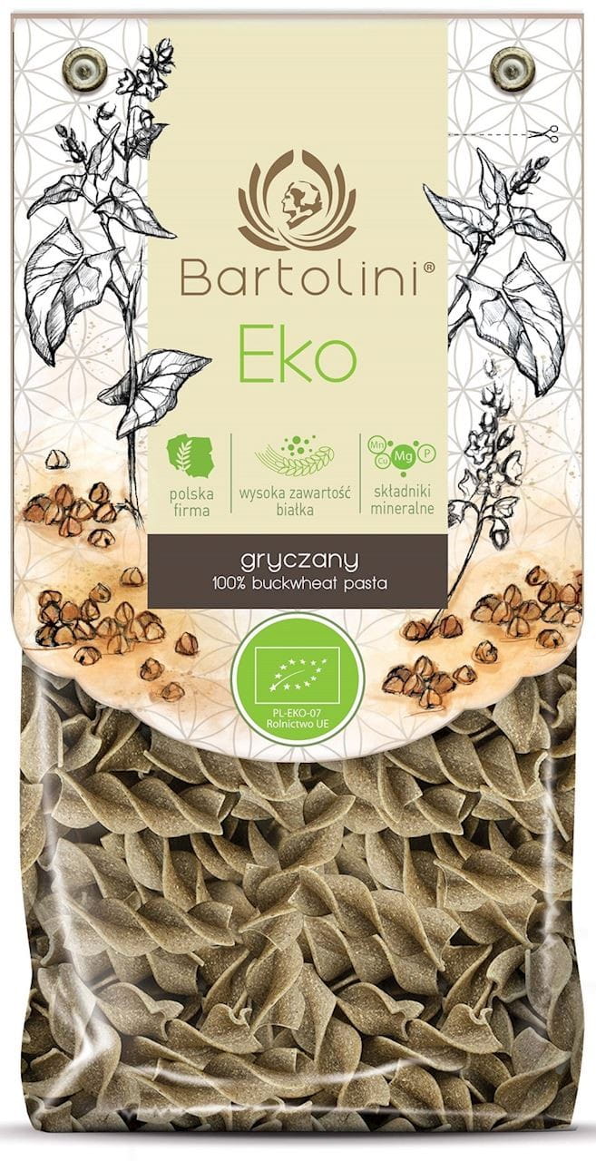 Grandes pâtes de sarrasin BIO 250 g - BARTOLINI