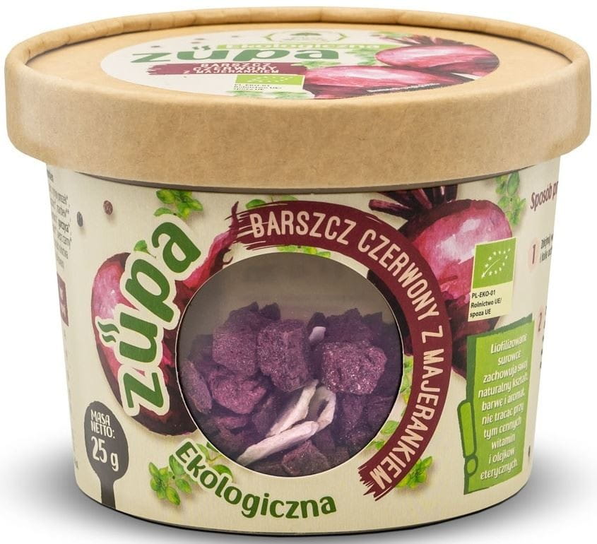 SOUPE BORSCHE ROUGE A LA MARYERE LYOPHILISEE BIO 25 g - CADEAUX DE LA NATURE