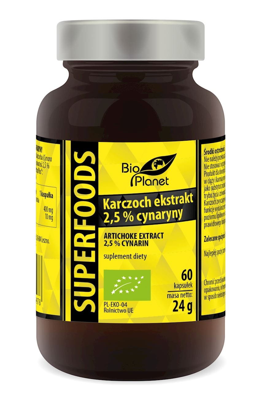 EXTRAIT DE KARCZOCH BIO 60 CAPSULES (410 mg) - BIO PLANET