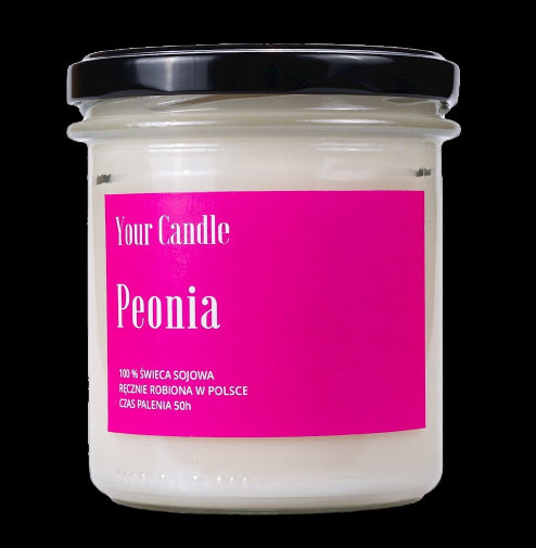 Bougie soja pivoine 300 ml - VOTRE BOUGIE