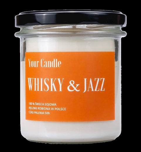 Bougie soja whisky & jazz 300 ml - VOTRE BOUGIE