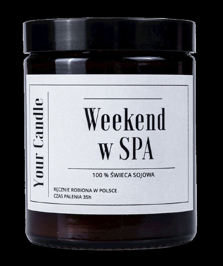 Bougie soja week-end au spa 180 ml - VOTRE BOUGIE