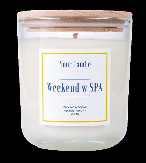 Bougie soja week-end au spa 210 ml - VOTRE BOUGIE