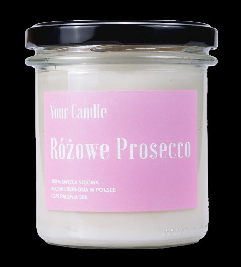 Bougie de soja rose prosecco 300 ml - VOTRE BOUGIE
