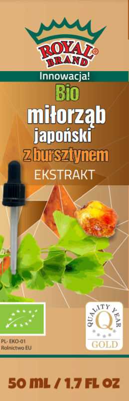 EXTRAIT DE CHINOIS JAPONAIS AVEC GOUTTES D'AMBRE BIO 50 ml - ROYAL BRAND