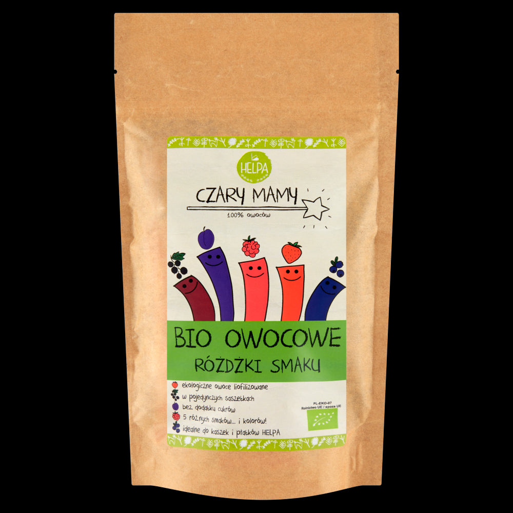 Baguettes de fruits (fruits lyophilisés) BIO (10 x 2 g) 20 g - HELPA