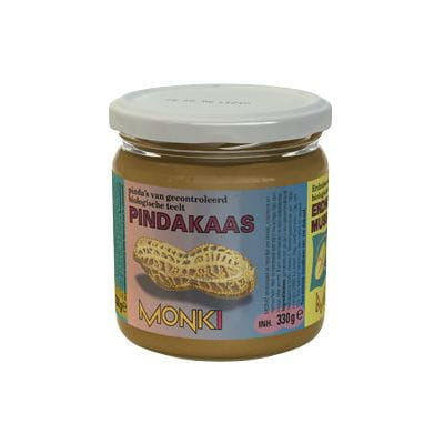 Crème de cacahuète au sel de mer BIO 330 g - MONKI