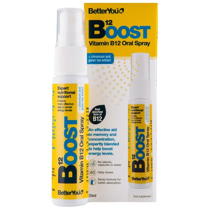 Boost pure energy vitamine B12 B - 12 en spray 25 ml mulivit BETTERYOU