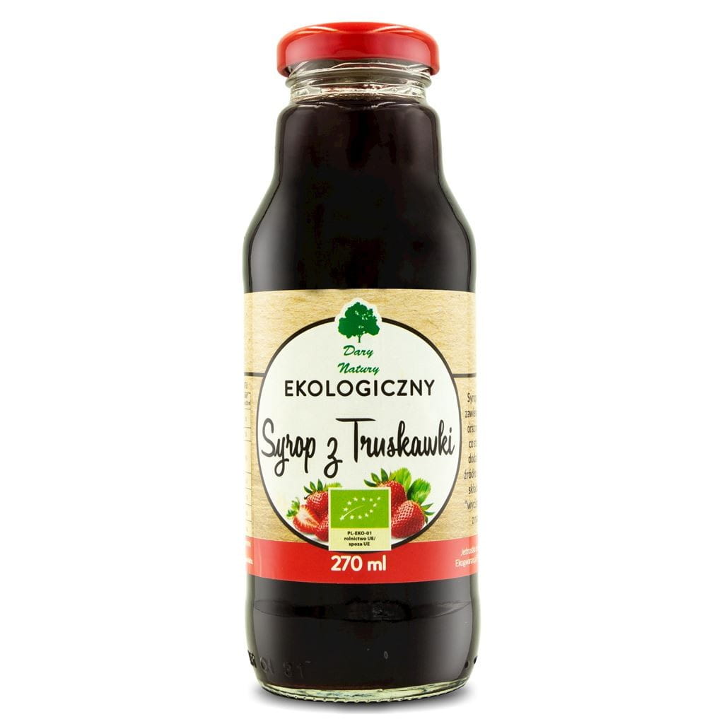 Sirop de fraise BIO 270 ml - CADEAUX DE LA NATURE