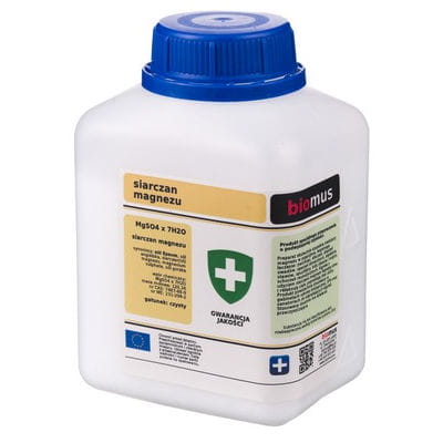 Sulfate de magnésium Sel d'Epsom 500g BIOMUS