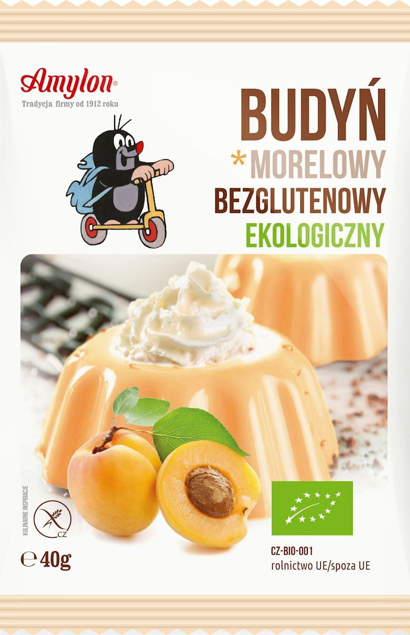 Pudding aux abricots (sans gluten) BIO 40 g - AMYLON