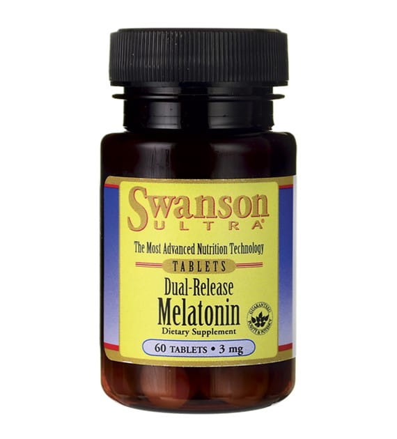 Mélatonine double libération mélatonine double libération 3 mg 60 comprimés de SWANSON