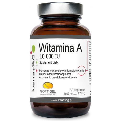 Vitamine A 10 000 UI 60 gélules KENAY
