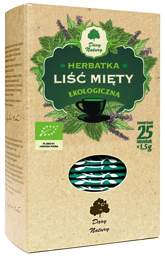 Tisane feuille de menthe BIO (25 x 15 g) 375 g - CADEAUX DE LA NATURE