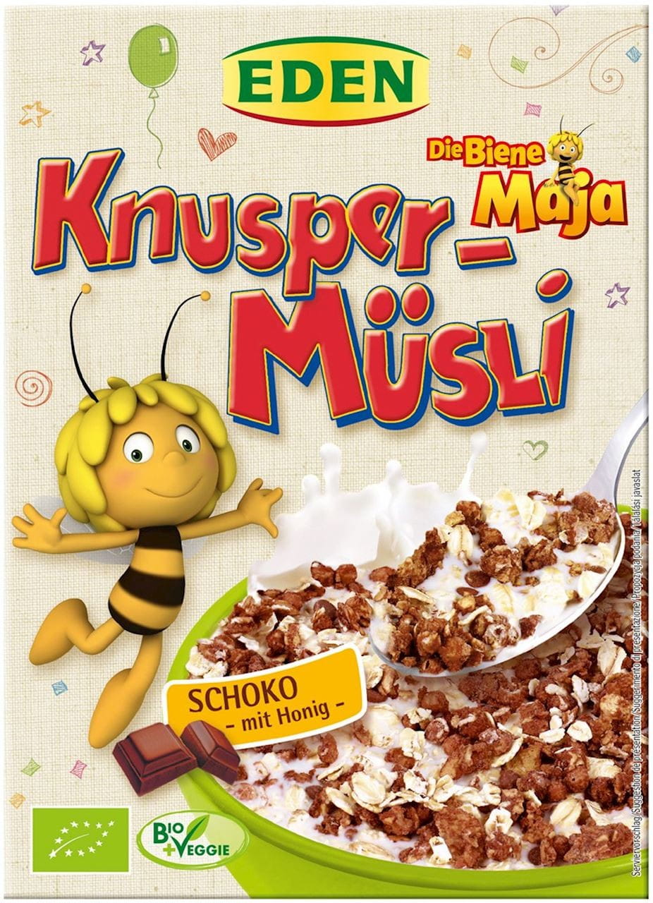 Muesli chocolat abeille Mai BIO 375 g - EDEN