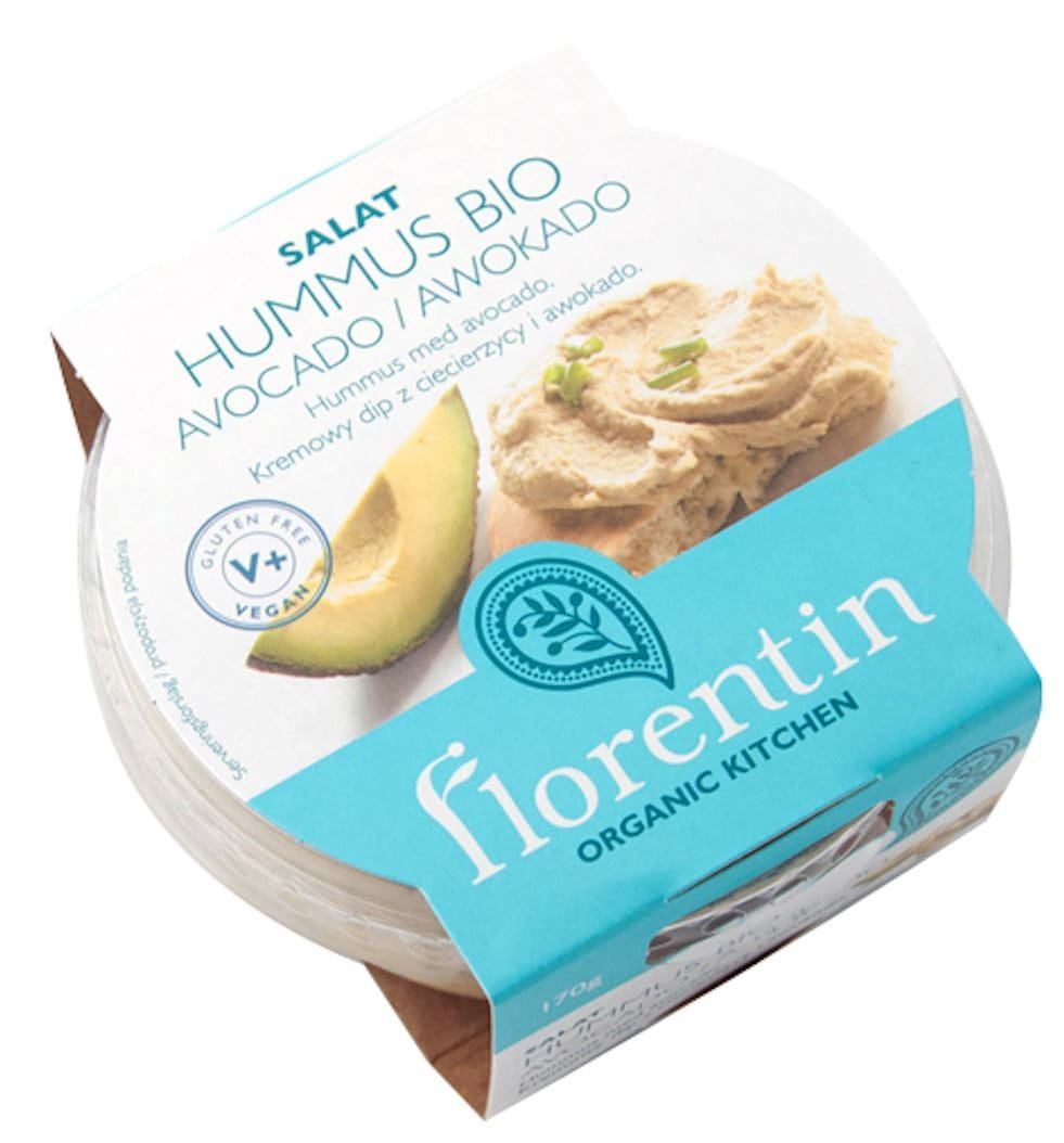 Houmous sans gluten à l'avocat BIO 170 g - FLORENTIN