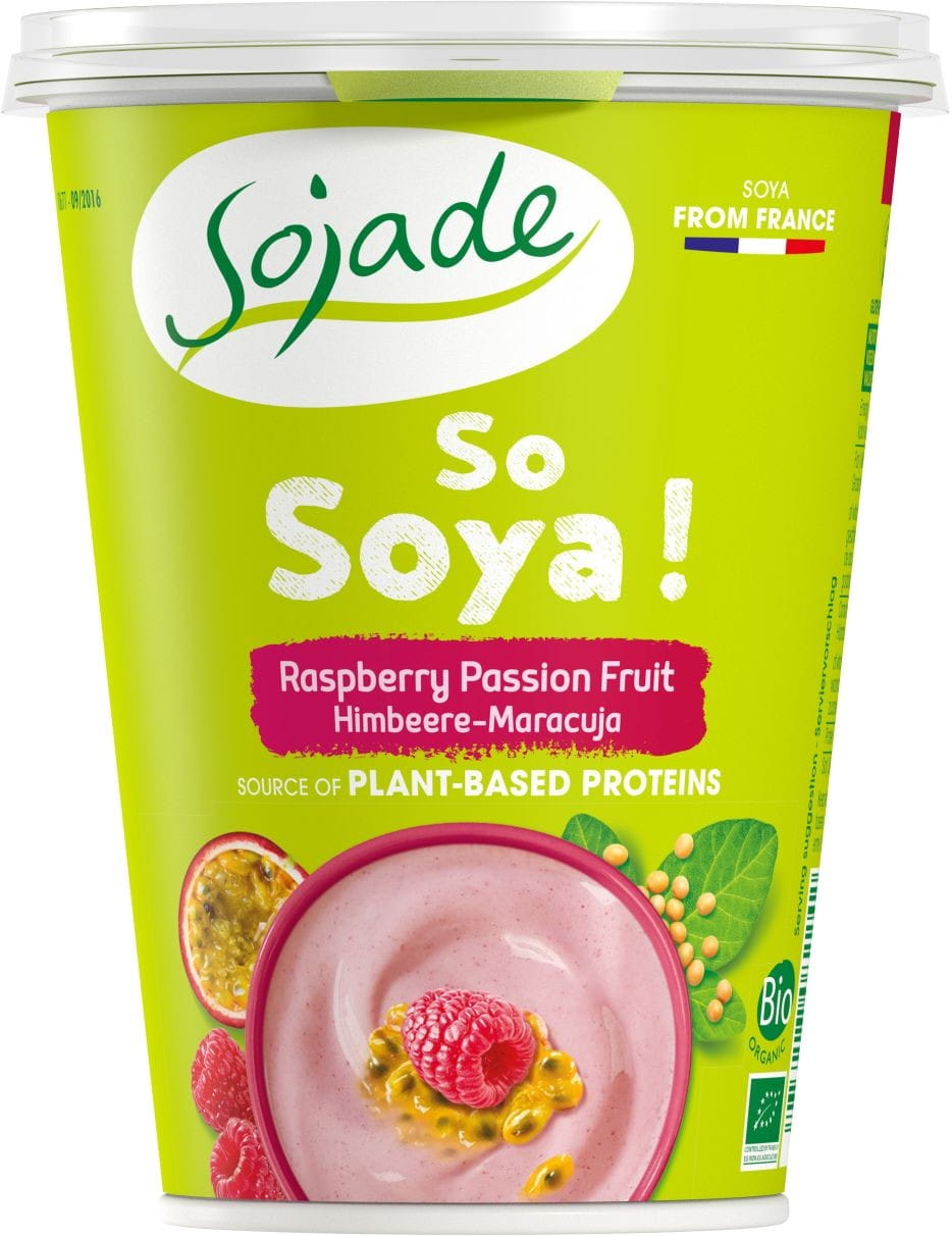 Produit soja framboise sans gluten BIO 400 g - SOJADE