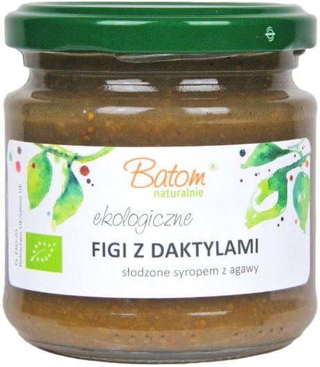 Figues aux dattes sucrées au sirop d'agave BIO 200 g - BATOM