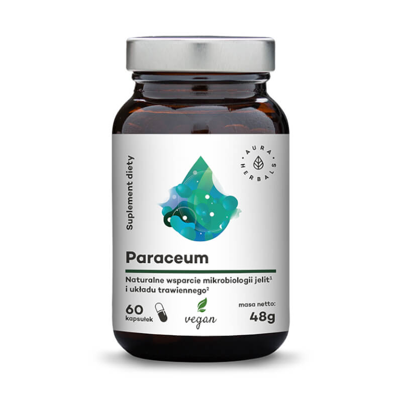 Paraceum soutien naturel de la microbiologie intestinale et du système digestif 60 gélules 48 g AURA HERBALS